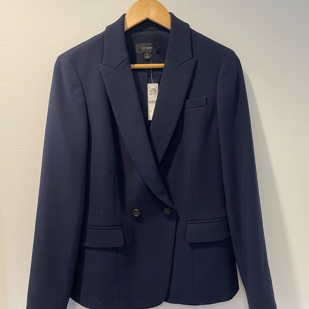 J. Crew Women's Navy Blazer